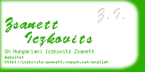 zsanett iczkovits business card
